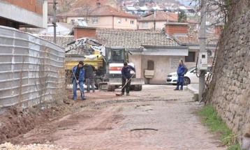 Почна реконструкцијата на улицата „Сане Ѓоргиев“ во општина Штип