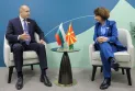 Radev, Siljanovska Davkova hold phone call