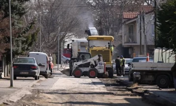 Започна реконструкцијата на улицата „Бетовенова” во Општина Бутел