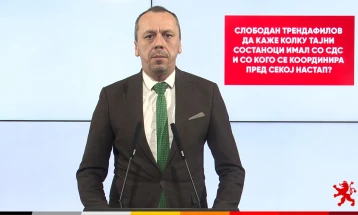 Петрушевски: Слободан Трендафилов да каже колку тајни состаноци имал со СДС и со кого се координира пред секој настап?