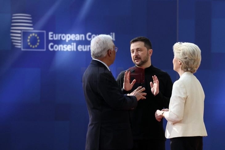 Zelensky arrives at 'watershed' EU summit on Ukraine aid