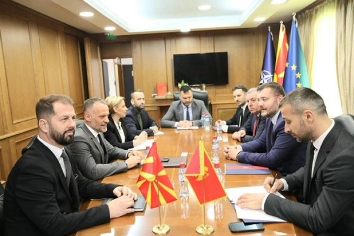 Deputy PM Fetai meets Montenegrin counterpart Koprivica