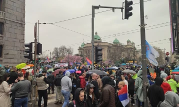 Директорот на српската полиција: Нашата проценка од 107.000 учесници е многу реална, тоа беше исклучително масовен собир