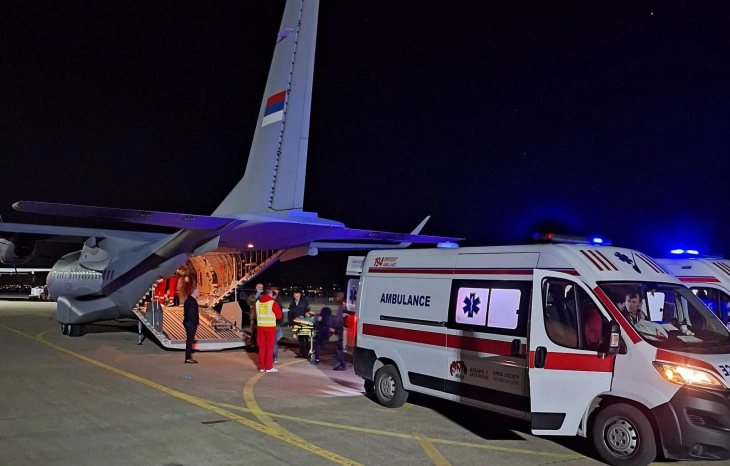 Another 12 patients transferred for treatment in Serbia, three in Greece and two in Austria