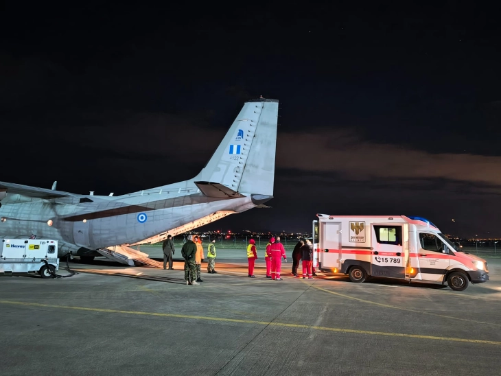 Another four burn patients airlifted to Greece