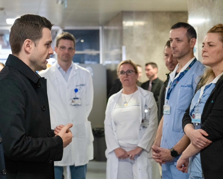 FM Mucunski expresses gratitude for care provided to patients hospitalized in Slovenia