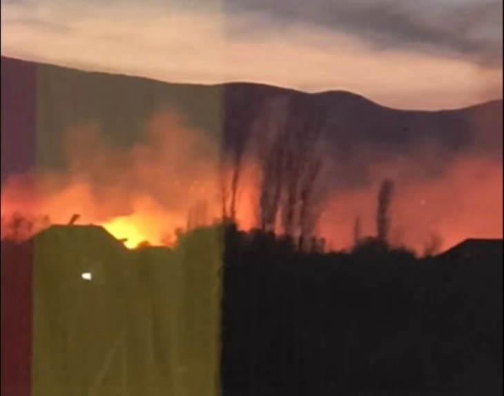 Large wildfire in Strumica localized