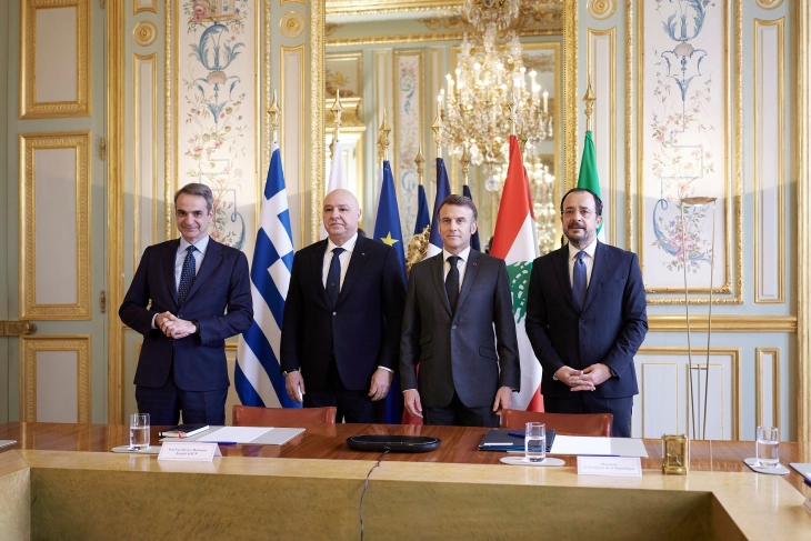 Случувањата во источниот Медитеран и на Блискиот исток во фокусот на мултирателарната средба Грција-Франција-Кипар-Либан