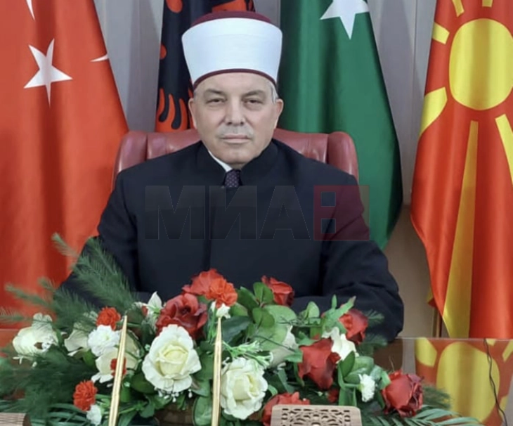 Поглаварот на ИВЗ, Фетаи упати честитка на по повод Рамазан (Фитр) Бајрам