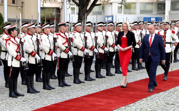 Претседателката на Државниот збор на Словенија на средба со претседателката Сиљановска-Давкова
