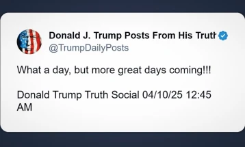 Трамп: Каков ден, но доаѓаат уште прекрасни денови!