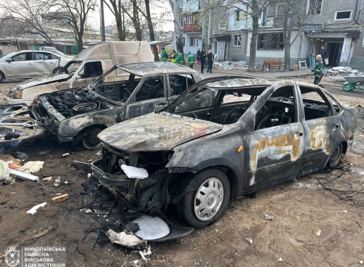 Русија синоќа ја нападнала Украина со 145 дронови