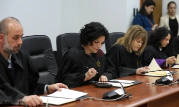 Пред Судскиот совет свечени изјави дадоа новите претседатели на основните судови во Кочани, Гевгелија, Кавадарци и на апелационите судови во Битола и во Гевгелија