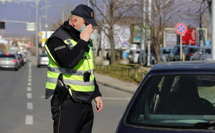На територија на цела држава вчера 707 сообраќајни прекршоци, 218 за брзо возење