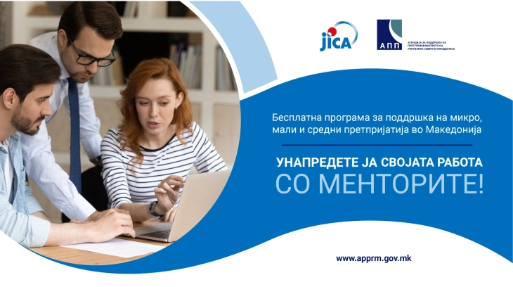 Јавен повик за спроведување на бесплатни стандардизирани менторски услуги во мали и средни претпријатија (МСП) во 2025 година