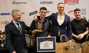 Никола Анастасијески освои прво место на 16-то Државно првенство на бармени