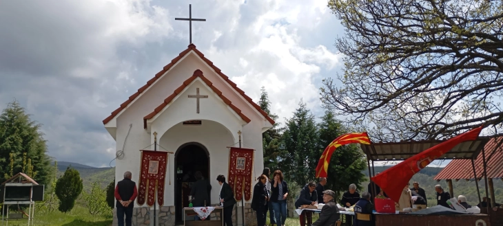 Во делчевското село Киселица осветен храмот посветен на Св. Ѓорѓи 