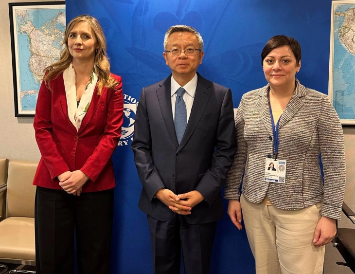 Димитриеска-Кочоска на средби во ММФ: Продолжуваме со дисциплинирана фискална политика, намалување на неформалната економија, зголемена наплата и поддршка на економијата