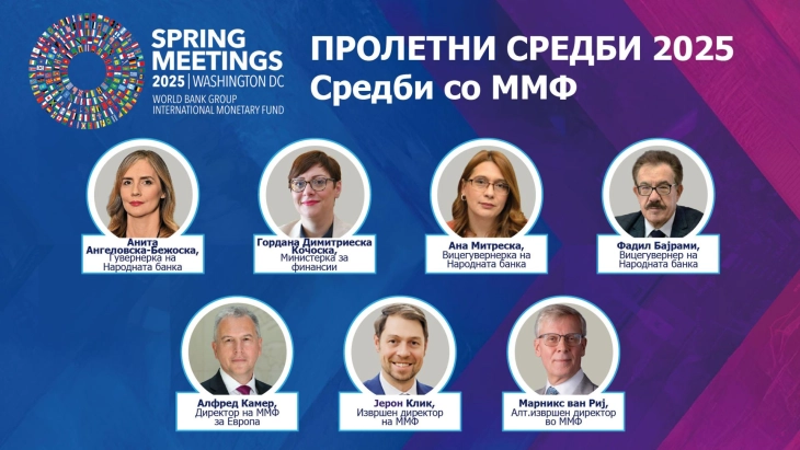 Средби со ММФ: Соодветните политики на Народната банка придонесоа за јакнење на отпорноста на шокови