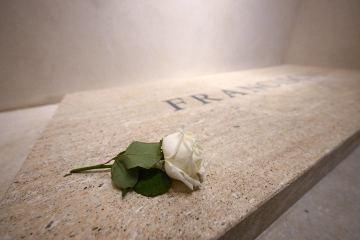 Pope Francis' tomb in central Rome basilica opens to the public
