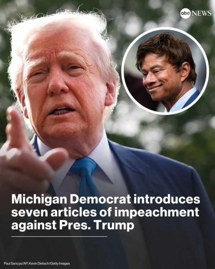 Конгресмен од Демократската партија поднесе резолуција за импичмент на Трамп