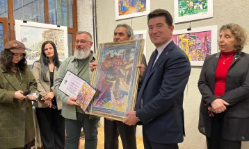 Успешна ликовна изложба на „Мал битолски Монмартр“ во Трабзон