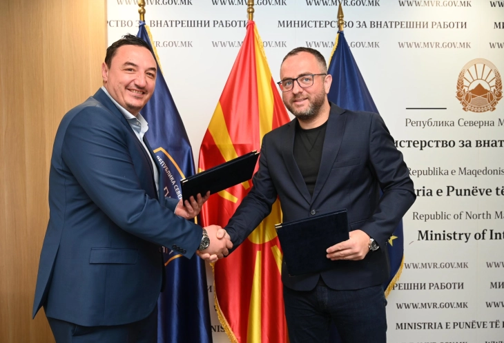 Тошковски и Ристовски потпишаа Меморандум за соработка, поддршка за модерни спортски капацитети и можности за сите полициски службеници и кадети