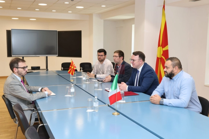 Nikolloski - Palminteri: Të avancohet bashkëpunimi ekonomik midis Maqedonisë dhe Italisë