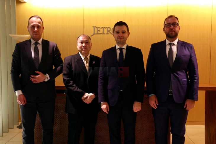 Takim i ministrit Mucunski me kryetarin e Organizatës së Tregtisë së Jashtme të Japonisë - JETRO, Susumu Kataoka