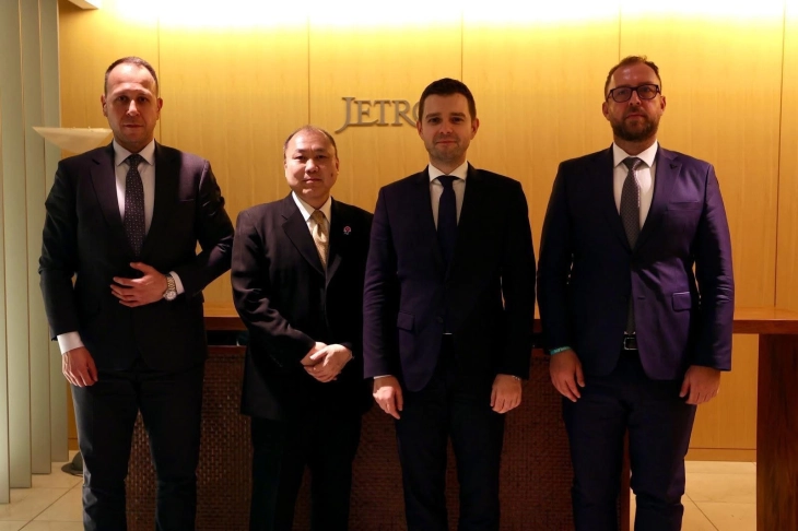 Minister Mucunski meets JETRO President Susumu Kataoka