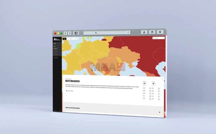 ССНМ: Падот на Светскиот индекс за слобода на медиумите е одраз на состојбите во Македонија