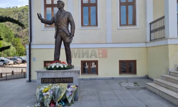 Во Штип одбележани 122 години од смртта на македонскиот револуционер Гоце Делчев