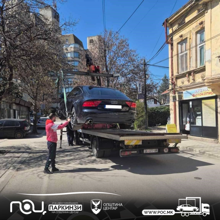 Минатата недела казнети 114 возачи кои непрописно ги паркирале возилата во општина Центар