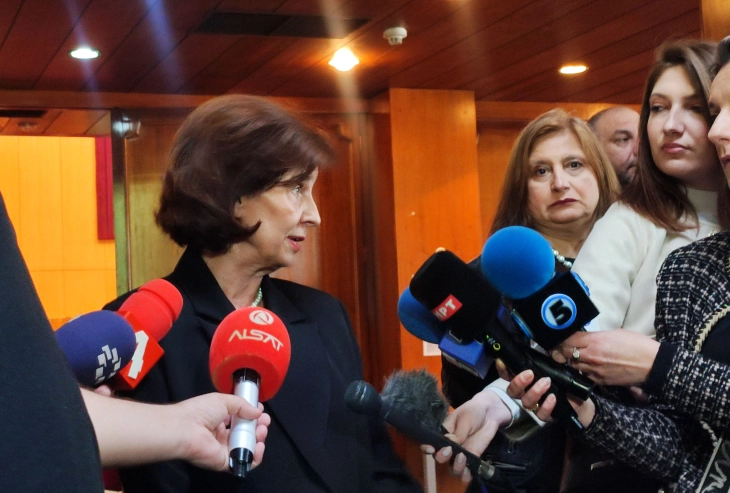 Siljanovska Davkova: Deklarata e Ahmetit është presion ndaj pushtetit gjyqësor