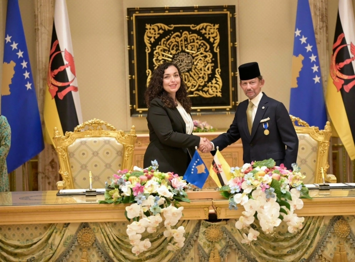 Brunei heq vizat për qytetarët e Kosovës, Osmani nënshkruan marrëveshjen me Sulltanin e Bruneit