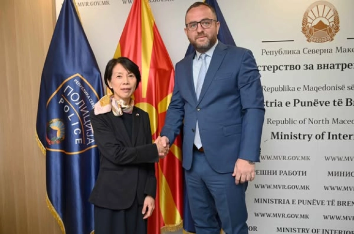 Средба на министерот Тошковски со јапонската амбасадорка Кавахара Сецуко