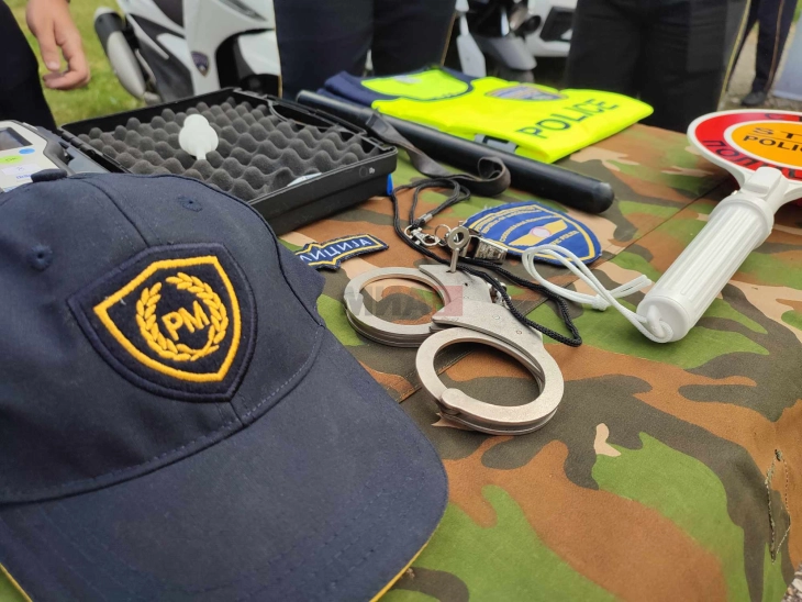 Македонската полиција го одбележа 7 Мај со фокус на безбедноста и борбата против криминалот