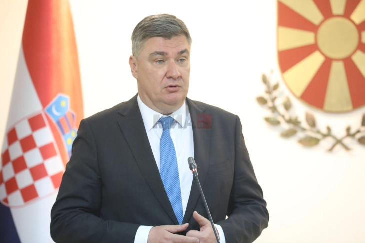 Milanović: Don't be a victim of extortion in exchange for EU membership