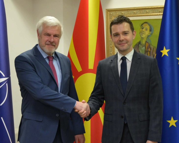 FM Mucunski meets German Foreign Office’s Western Balkans director Reiffenstuel 