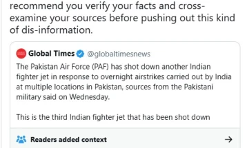 Индија ги отфрла тврдењата за соборени авиони како „дезинформација“