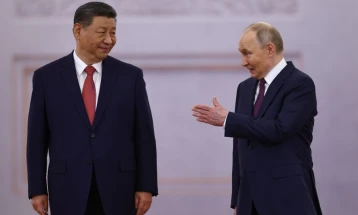 Си Џинпинг пристигна во Кремљ на средба со рускиот колега Путин