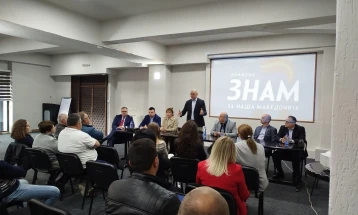 Потпреседателот на Движењето ЗНАМ – За наша Македонија, Павле Арсоски во Крушево и Демир Хисар