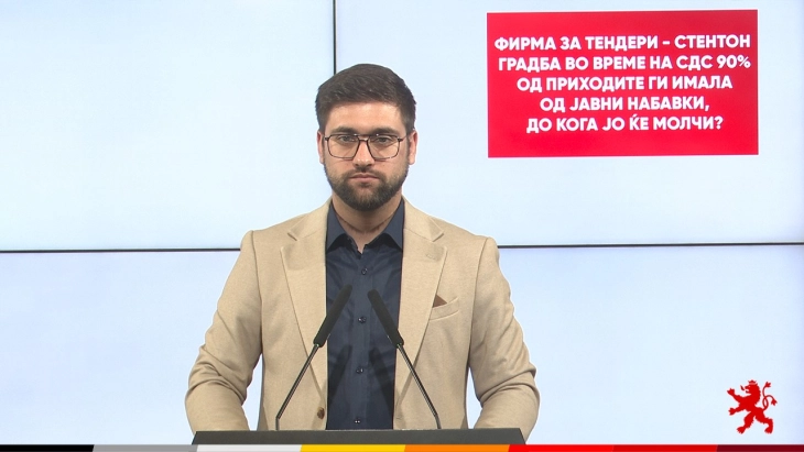 Манасиевски: ЈО со години молчи за тендер шемите на „Стентон градба“