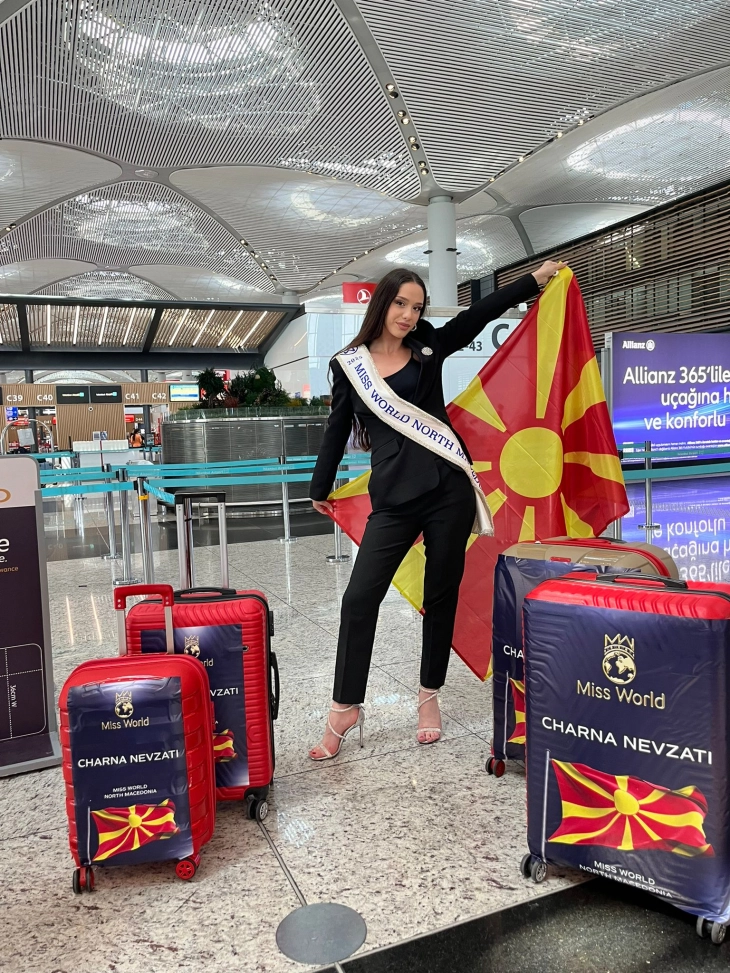 Чарна Невзати ќе ја претставува Македонија на Мис на светот 2025 во Индија