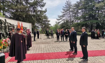 На партизанските гробишта во Бутел одбележани Денот на победата над фашизмот и Денот на Европа (видео)