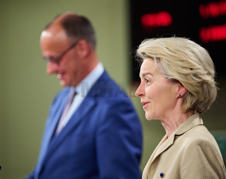 Фон дер Лајен: Ќе ја посетам Белата куќа кога ќе имаме пакет трговски договор