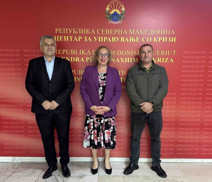 Ангелов на средба со заменик-директорот на НАТО-Евроатлантскиот центар за координација на одговор при катастрофи