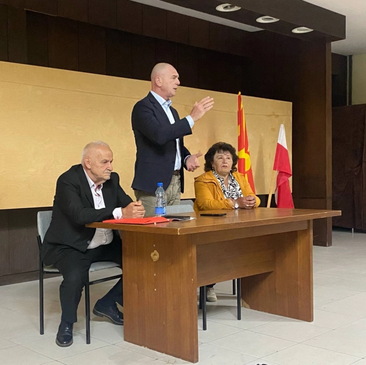 Потпретседателот на ЗНАМ, Павле Арсоски на средби со граѓани и симпатизери во Демир Хисар