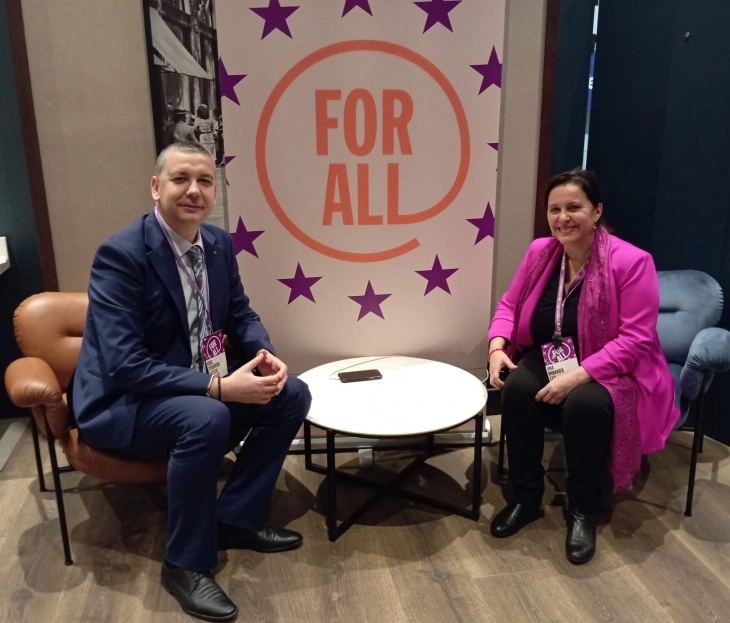 Поддршка од европратеничката Ана Миранда за Васил Стерјовски