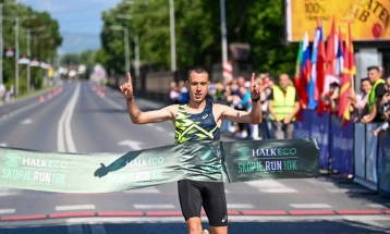 Ивановски и Поп Арсова се победници на 9. издание на „HalkEco Скопје Трча 10 км“